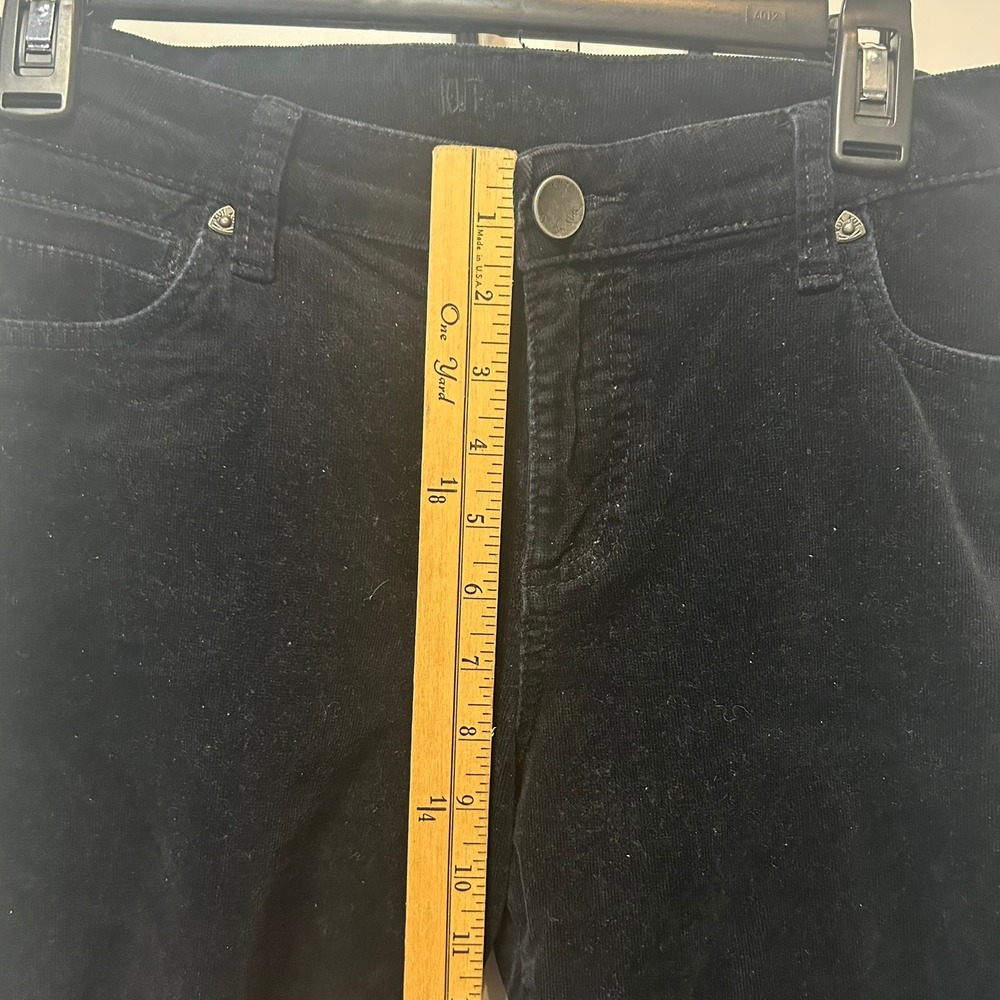 KUT from the Kloth Diana‎ Skinny Corduroy Pants Black Size 14 KP488MR9 - Picture 5 of 14
